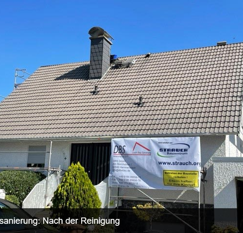 Dachbeschichtung und Malerarbeiten, Einfamilienhaus