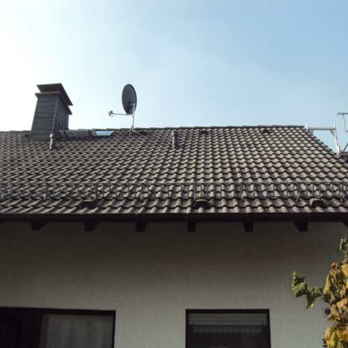 Dachsanierung bei Solaranlage