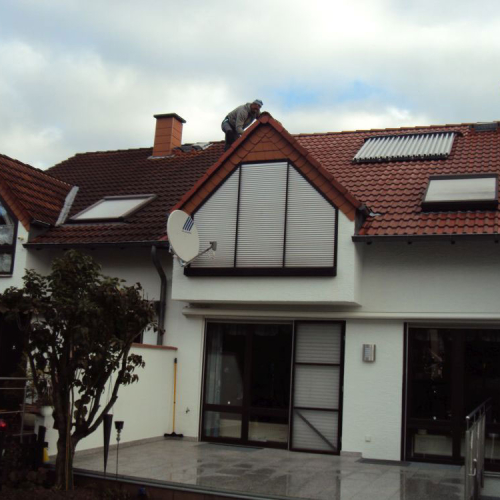 Reihenhaus-Dachsanierung