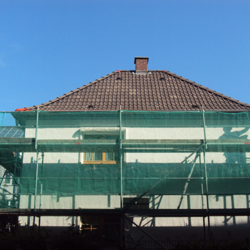 Dachbeschichtung in Ziegelrot