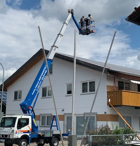 600 m² Blechdach Gewerbeobjekt - Dachsanierung durch Dachreinigung & Dachbeschichtung