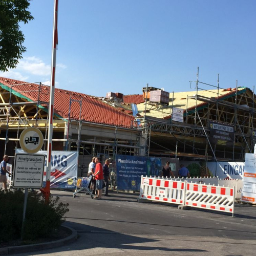 Dachreinigung und Beschichtung bei Lidl Ingolstadt