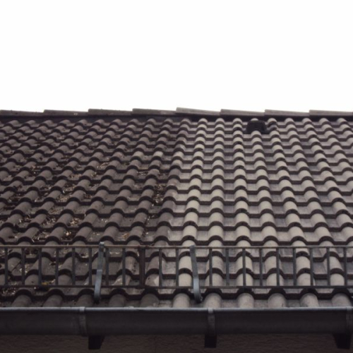Dachsanierung bei einem Doppelhaus